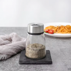 10 Pks Adjustable Sprinkler Glass Spice Shaker Bottle